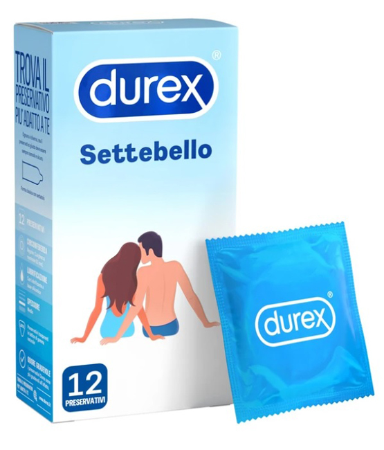 PROFILATTICO DUREX SETTEBELLO CLASSICO 12 PEZZI - Farmacia De Pasquale