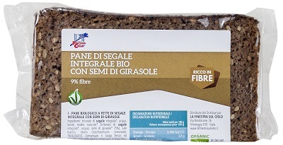 FSC BIOFIBRE+ PANE DI SEGALE INTEGRALE CON SEMI DI GIRASOLE BIOLOGICO AD ALTO CONTENUTO DI FIBRE 500 G - Farmacia De Pasquale