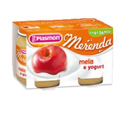 PLASMON OMOGENEIZZATO YOGURT MELA 120 G X 2 PEZZI - Farmacia De Pasquale