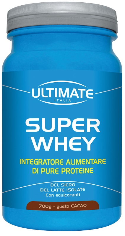 ULTIMATE SUPER WHEY CIOCCOLATO SCURO 700 G - Farmacia De Pasquale