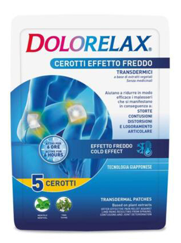 DOLORELAX CEROTTO EFFETTO FREDDO 5 PEZZI - Farmacia De Pasquale