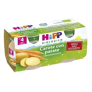 HIPP BIO HIPP BIO OMOGENEIZZATO CAROTE CON PATATE 2X80 G - Farmacia De Pasquale