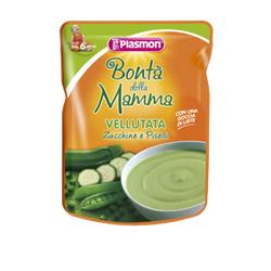 PLASMON POUCHES VELLUTATA DI ZUCCHINE E PISELLI 180 G - Farmacia De Pasquale