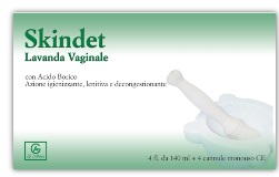 SKINDET LAVANDA VAGINALE 4 FLACONI 140 ML + 4 CANNULE MONOUSO IN BLISTER - Farmacia De Pasquale