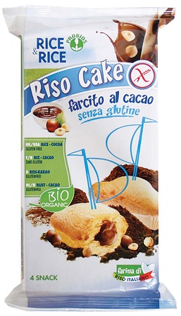 RICE&RICE RISO CAKE AL CACAO 4 X 45 G - Farmacia De Pasquale