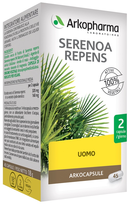 SERENOA REPENS 45 CAPSULE - Farmacia De Pasquale