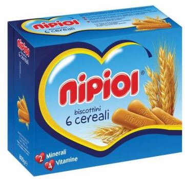 NIPIOL BISCOTTINI 6 CEREALI 800 G - Farmacia De Pasquale