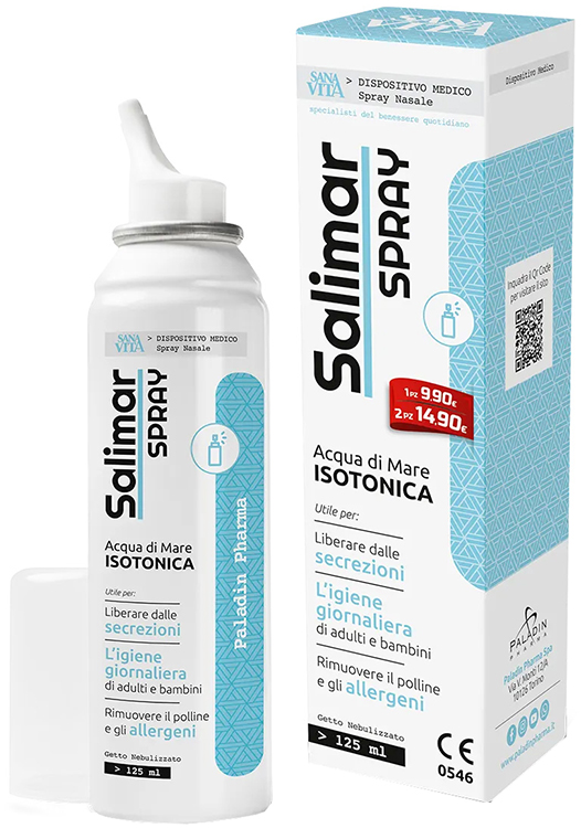 SANAVITA SALIMAR SPRAY NASALE NEW 125 ML - Farmacia De Pasquale