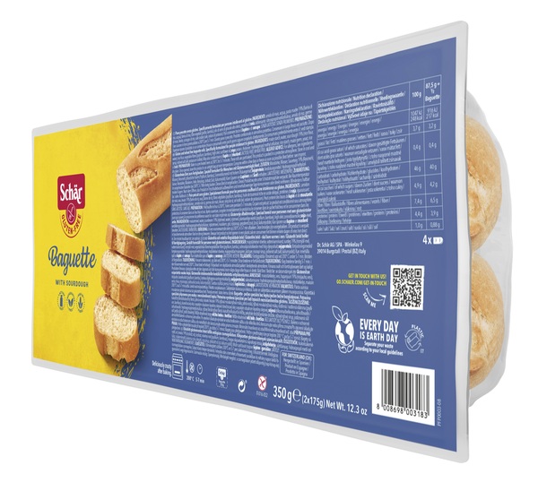 SCHAR BAGUETTE SENZA LATTOSIO 2 X 175 G - Farmacia De Pasquale