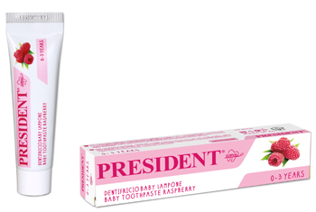 PRESIDENT BABY 0-3 DENTIFRICIO LAMPONE 30 ML - Farmacia De Pasquale