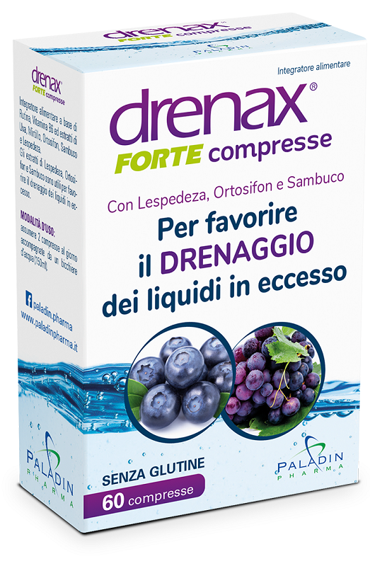 DRENAX FORTE MIRTILLO 60 COMPRESSE - Farmacia De Pasquale