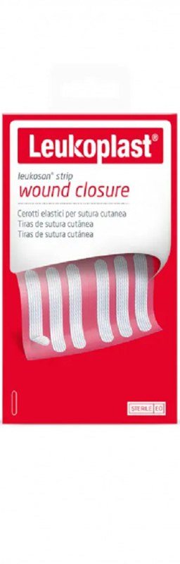 CEROTTO PER SUTURA LEUKOSAN STRIP 6X38MM 2 BUSTE X 6 CEROTTI - Farmacia De Pasquale
