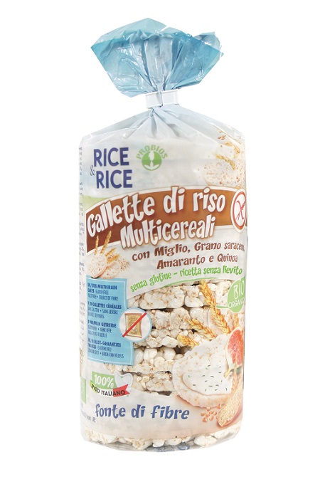 RICE&RICE GALLETTE MULTICEREALI 100 G SENZA LIEVITO - Farmacia De Pasquale