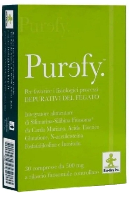 BIO-KEY PUREFY INTEGRATORE ALIMENTARE 30 CAPSULE 440 MG - Farmacia De Pasquale
