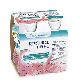 RESOURCE HP/HC FRAGOLA 4 BOTTIGLIE 200 ML - Farmacia De Pasquale