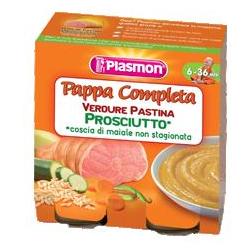 PLASMON OMOGENEIZZATO PAPPE PROSCIUTTO VERDURA PASTINA 190 G X 2 PEZZI - Farmacia De Pasquale