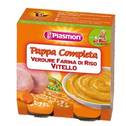 PLASMON OMOGENEIZZATO PAPPE VITELLO/VERDURA/RISO 190 G X 2 PEZZI - Farmacia De Pasquale