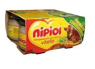 NIPIOL OMOGENEIZZATO VITELLO 4 X 80 G - Farmacia De Pasquale