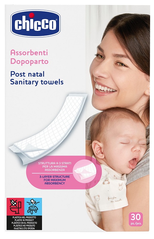 CHICCO ASSORBENTI PROTECTION POSTPARTO 30 PEZZI - Farmacia De Pasquale