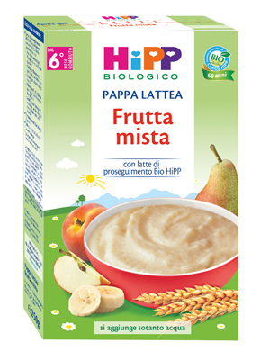 HIPP BIO PAPPA LATTEA FRUTTA MISTA 250 G - Farmacia De Pasquale