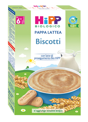 HIPP BIO PAPPA LATTEA BISCOTTI 250 G - Farmacia De Pasquale