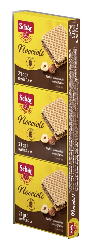 SCHAR NOCCIOLI' WAFERS CON NOCCIOLE 3 PEZZI DA 21 G - Farmacia De Pasquale