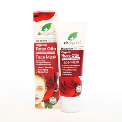 DR ORGANIC ROSE OTTO ROSA FACE MASK MASCHERA VISO 125 ML - Farmacia De Pasquale