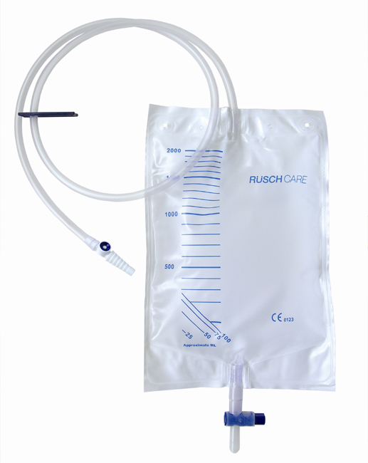SACCA DI DRENAGGIO LETTO PER INCONTINENZA 2000ML IN PVC CON VALVOLA DI NON RITORNO E SCARICO STERILE CON TUBO DI RACCORDO 120CM 1 PEZZO RIUTILIZZABILE - Farmacia De Pasquale