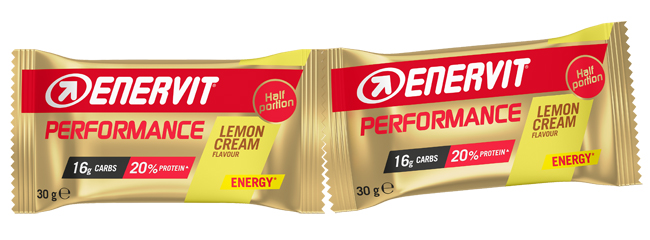 ENERVIT PS DOUBLE LEMON CREAM 2 MEZZE PORZIONI BOX 1 BARRETTA - Farmacia De Pasquale