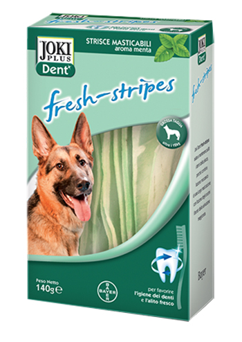 JOKI DENT FRESH-STRIPES 140 G PER CANI DI TAGLIA GRANDE - Farmacia De Pasquale