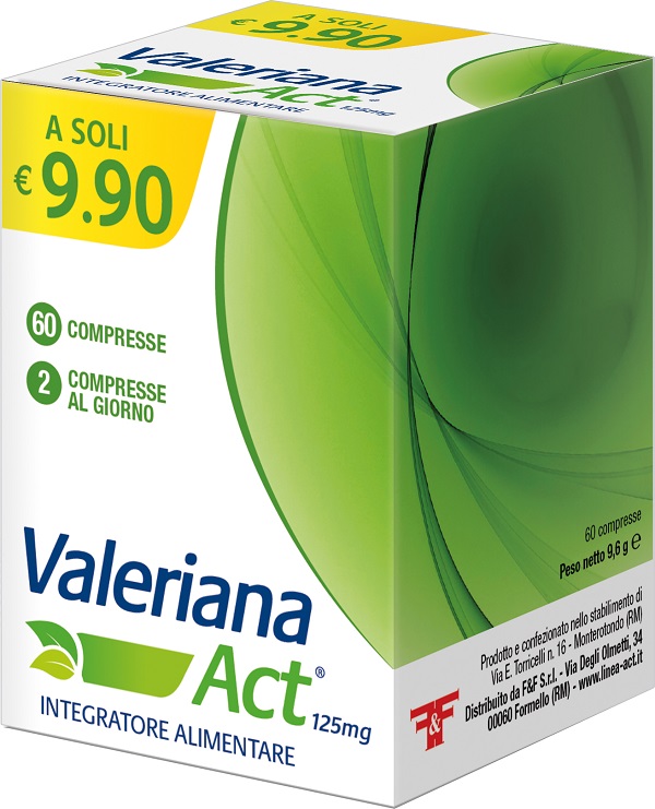 VALERIANA ACT 60 COMPRESSE - Farmacia De Pasquale