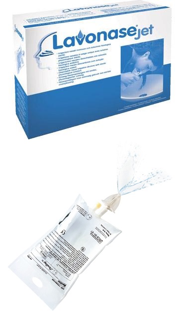 IRRIGATORE NASALE LAVONASE CON SOLUZIONE FISIOLOGICA 6 PEZZI - Farmacia De Pasquale
