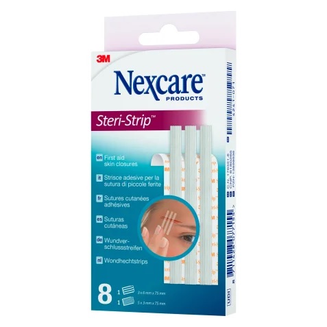 CEROTTO PER SUTURA NEXCARE STERISTRIP 6X75 MM + 3X75 MM - Farmacia De Pasquale