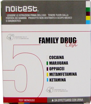 FAMILY DRUG TEST 5 URINE - Farmacia De Pasquale