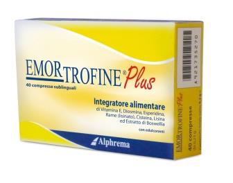 EMORTROFINE PLUS 40 COMPRESSE SUBLINGUALI - Farmacia De Pasquale