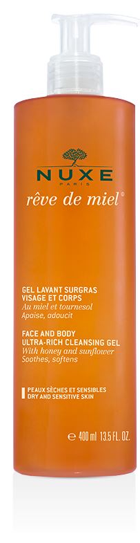 NUXE REVE DE MIEL GEL DETERGENTE VISO E CORPO 400 ML - Farmacia De Pasquale