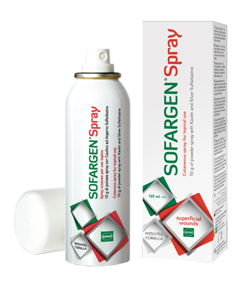 MEDICAZIONE IN POLVERE SPRAY 10 G CON CAOLINO E ARGENTO SULFADIAZINA 125 ML - Farmacia De Pasquale