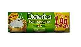 DIETERBA OMOGENEIZZATO FORMAGGINO 3 PEZZI 80 G - Farmacia De Pasquale
