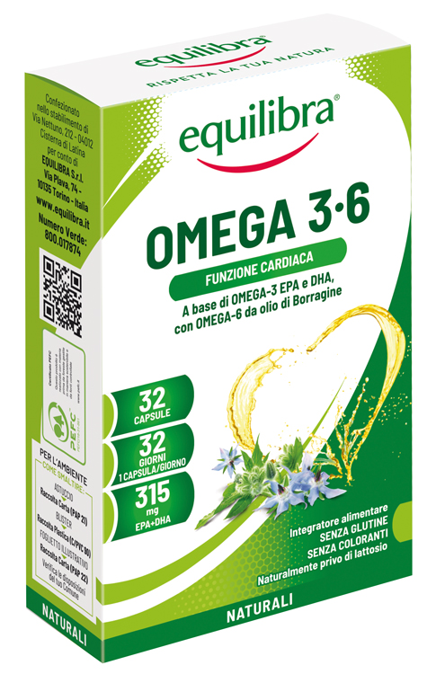 OMEGA 3-6 32 CAPSULE - Farmacia De Pasquale