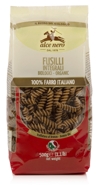 FUSILLI 100% FARRO INTEGRALE BIO 500 G - Farmacia De Pasquale