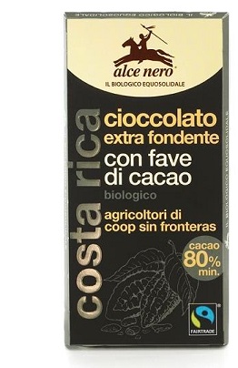 TAVOLETTA CIOCCOLATO EXTRAFONDENTE BIO CON FAVE DI CACAO BIO FAIRTRADE 100 G - Farmacia De Pasquale