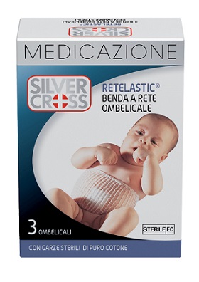 SILVER CROSS RETELASTIC MEDICAZIONE OMBELICALE 3 PEZZI - Farmacia De Pasquale