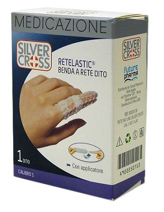 BENDA SILVER CROSS RETEL DITO CALIBRO 1 PEZZO - Farmacia De Pasquale