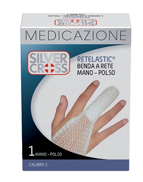 BENDA SILVER CROSS RETEL MANO/POLSO CALIBRO 3 1 PEZZO - Farmacia De Pasquale