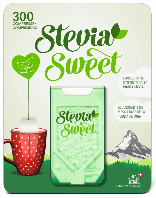 HERMESETAS STEVIA 300 COMPRESSE - Farmacia De Pasquale