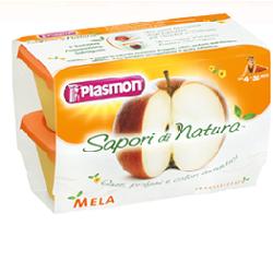 PLASMON SAPORI DI NATURA OMOGENEIZZATO MELA 100 G X 4 PEZZI - Farmacia De Pasquale