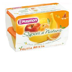 PLASMON SAPORI DI NATURA OMOGENEIZZATO FRUTTA MISTA 100 G X 4 PEZZI - Farmacia De Pasquale