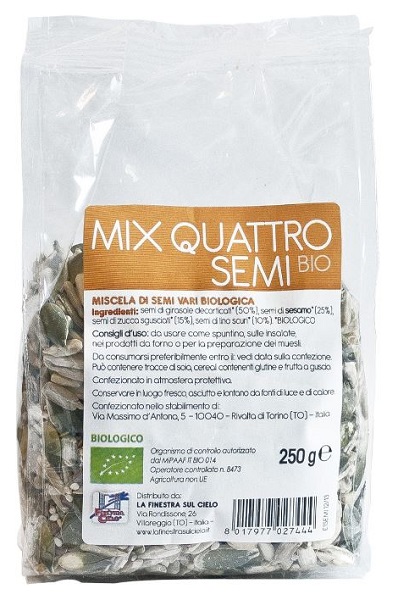 MIX 4 SEMI BIO 250 G - Farmacia De Pasquale