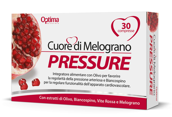 CUORE DI MELOGRANO PRESSURE 30 COMPRESSE 1 G - Farmacia De Pasquale