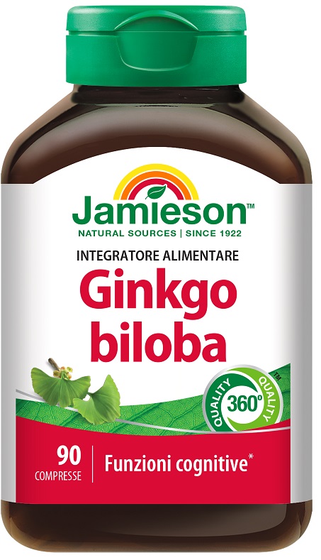 JAMIESON GINKGO BILOBA 90 COMPRESSE - Farmacia De Pasquale